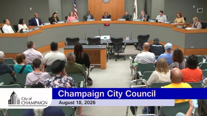 Wide shot of Council Chambers